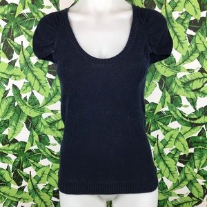 5 for $25 BCBGMAXAZRIA Blue Short Sleeve Sweater